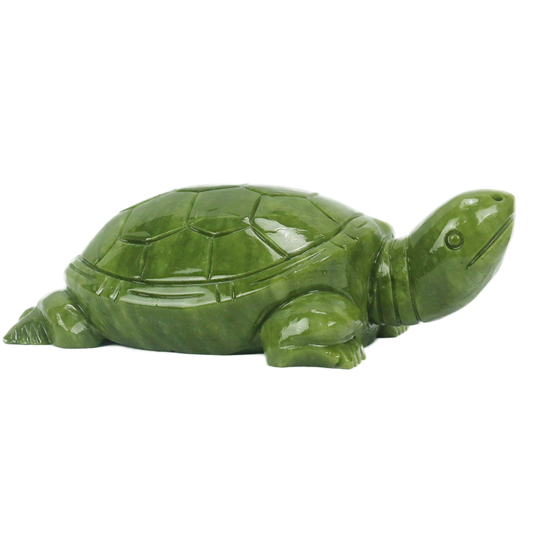 Aquarium Fish Only - Natürliche Jade/Schildkröte Skulptur/Wohndekoration/Feng Shui Ornamente/Aquarium Foyer