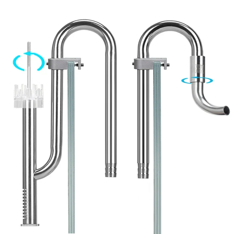 Aquarium Fish And Supplies - Aquariumfilter-Einlass- und -Auslassrohr zur Ölentfernung, Membranfilterrohr