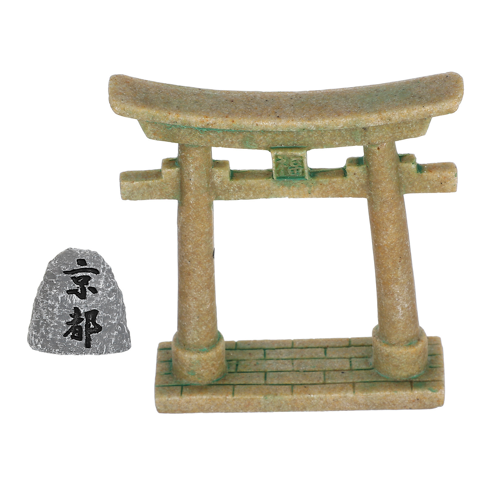 Miniatur Japanisches Torii-Tor – Aquarium Fish Japanese Bewertung und Preis