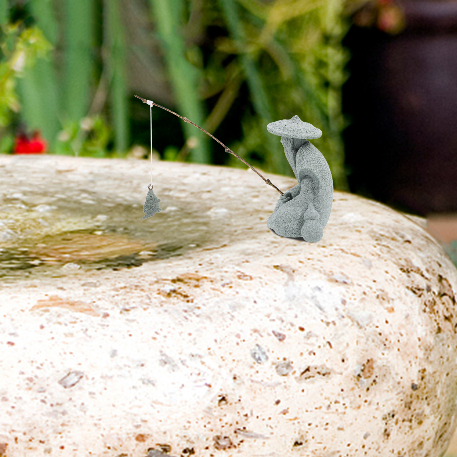 Kleine Harz-Fischerstatue Asia – Aquarium Fish Japanese Bewertung und Preis