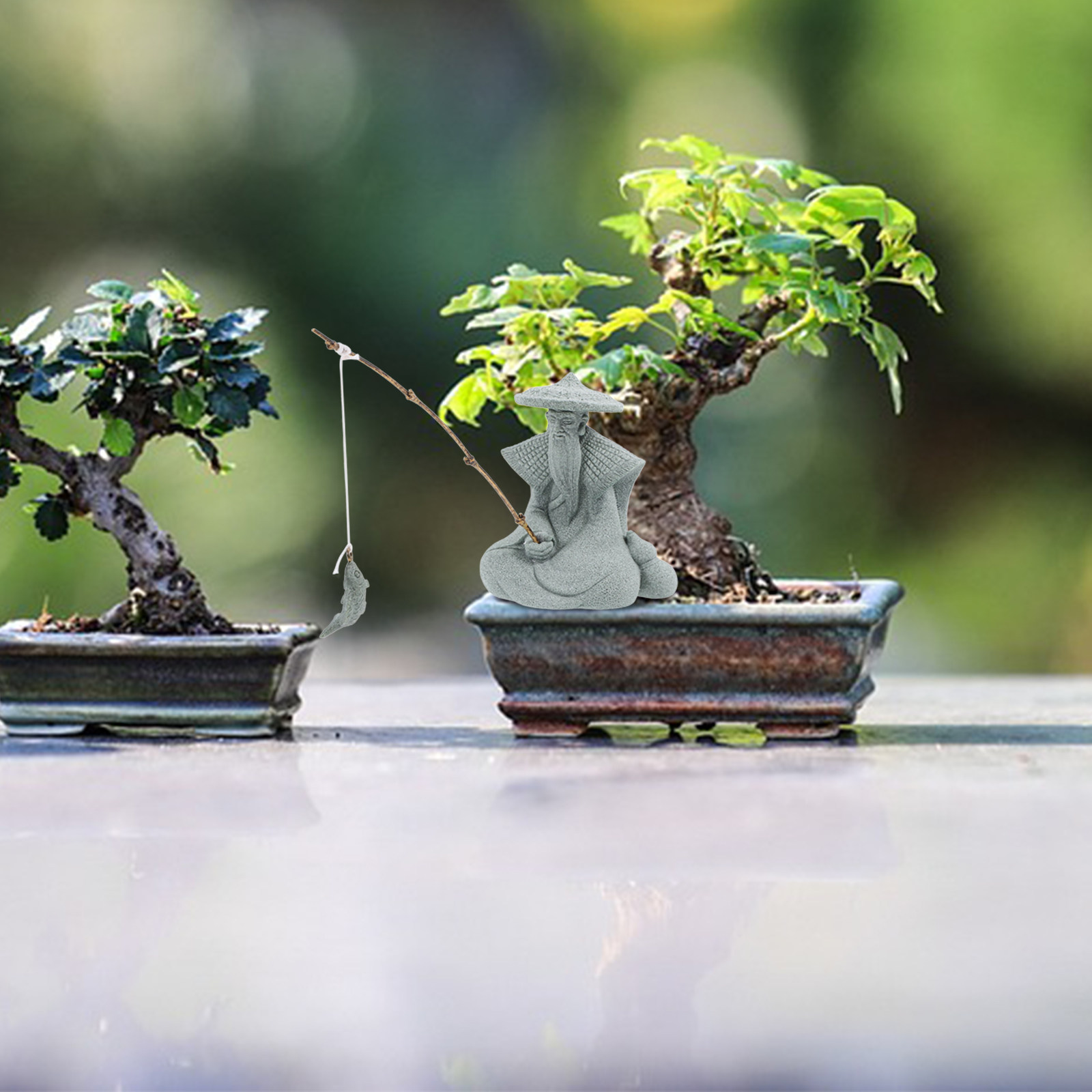 Kleine Harz-Fischerstatue Asia – Aquarium Fish Japanese Bewertung und Preis