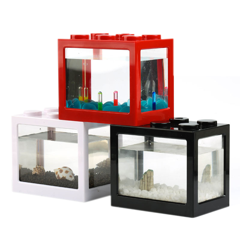 7-Farben-Mini-Aquarium für Bet – Fish Toy In Aquarium Bewertung und Preis
