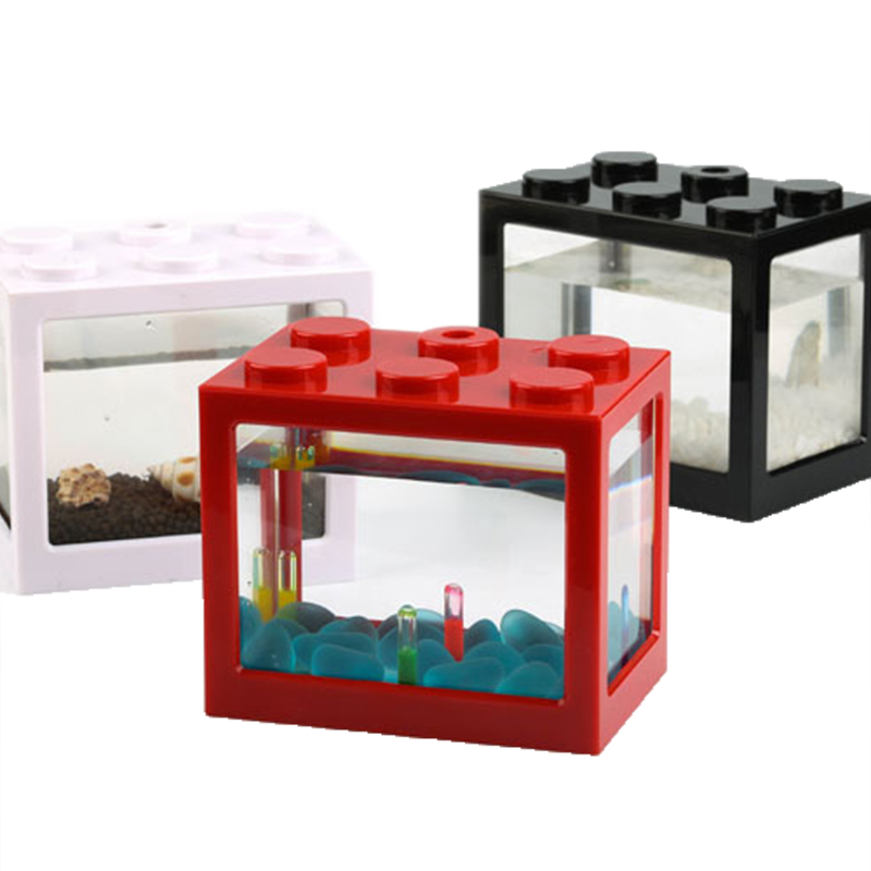 7-Farben-Mini-Aquarium für Bet – Fish Toy In Aquarium Bewertung und Preis