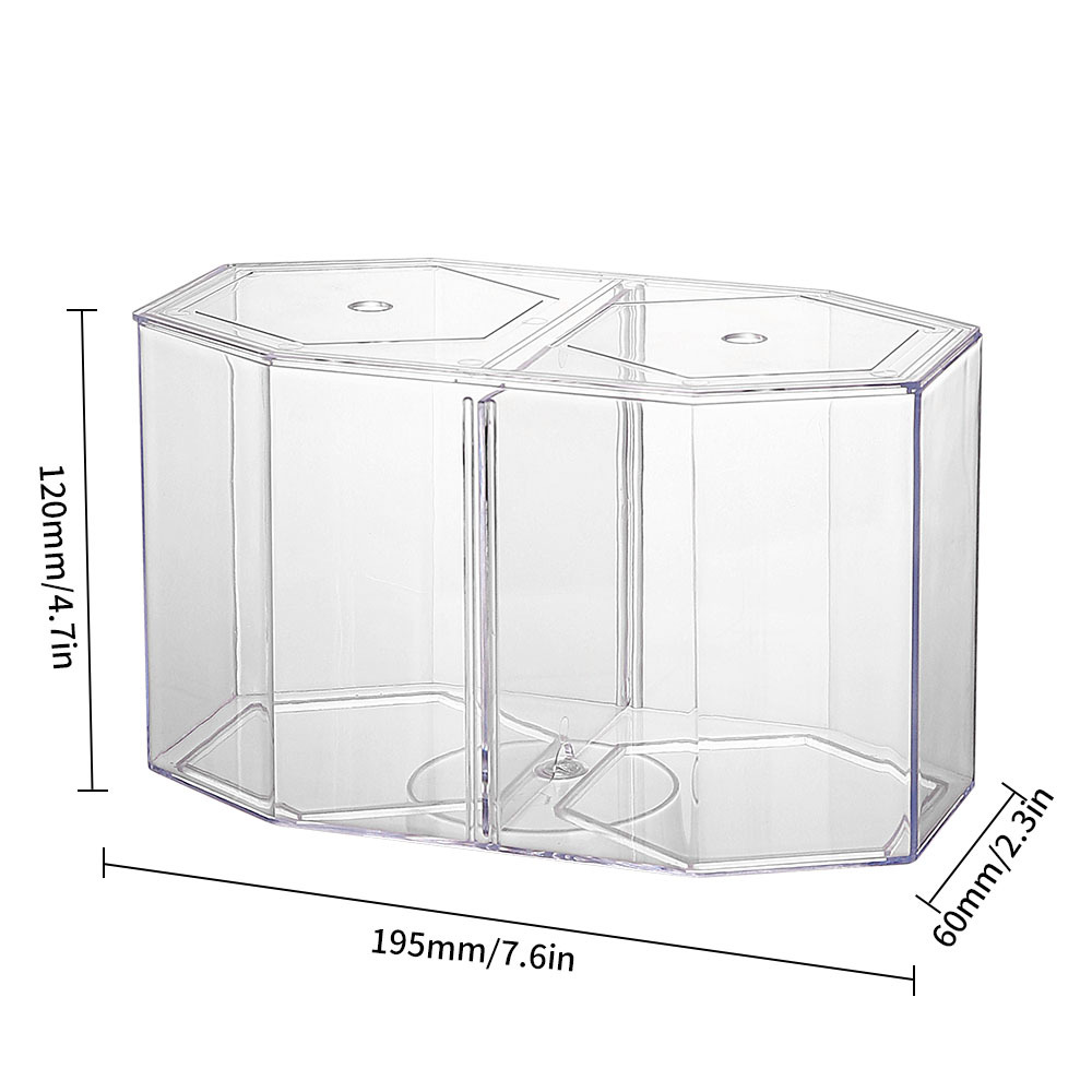 Acryl Zwei Splits Guppy Aquari – Aquarium Fish In Bowl Bewertung und Preis
