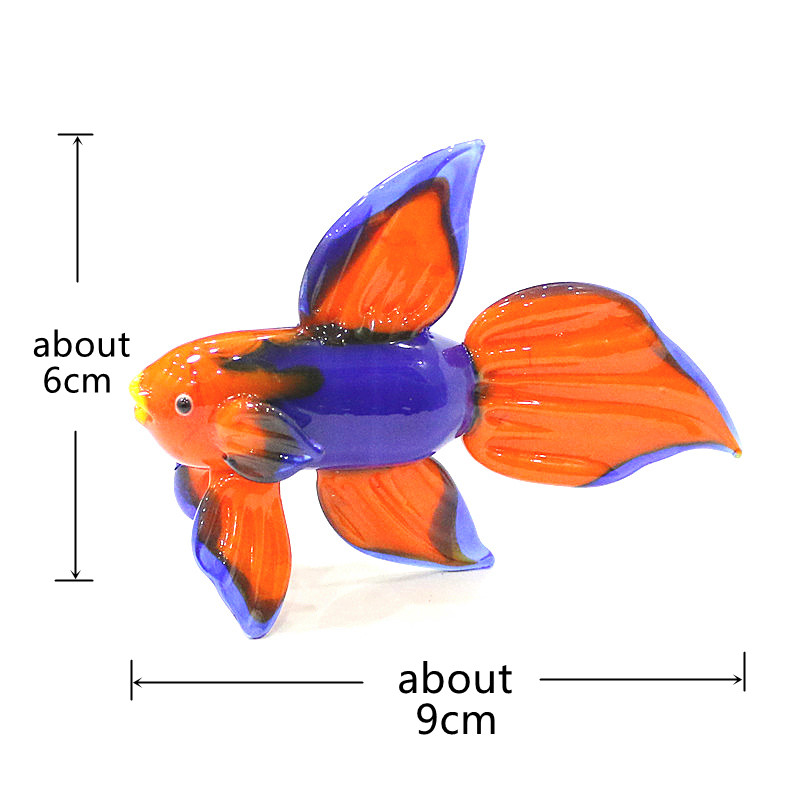 Orange Murano Glas tropische F – Fish Toy In Aquarium Bewertung und Preis