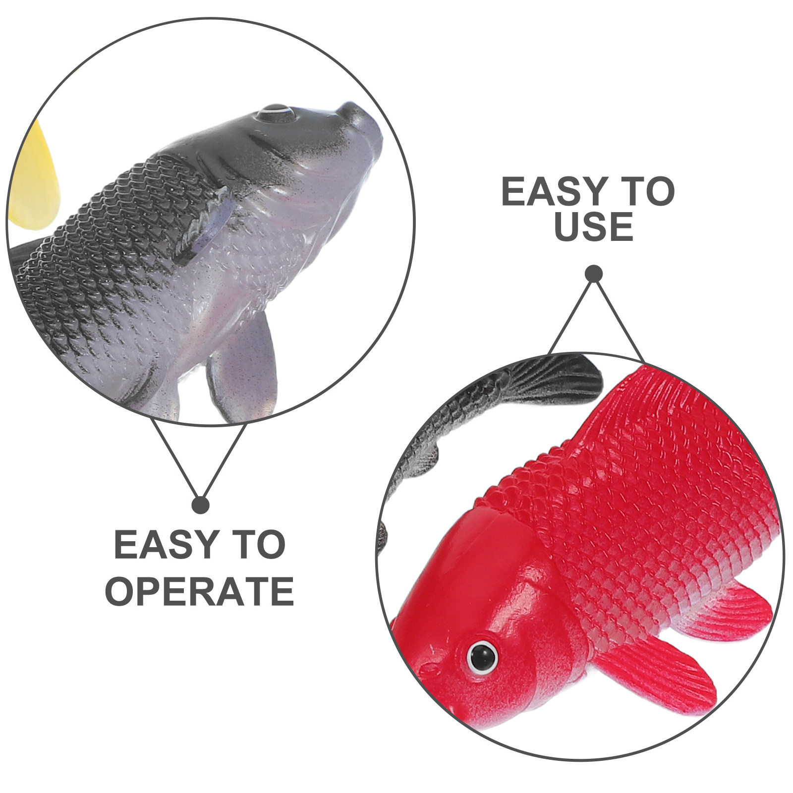 3-teiliges Fisch-Kunsthandwerk – Fish Toy In Aquarium Bewertung und Preis