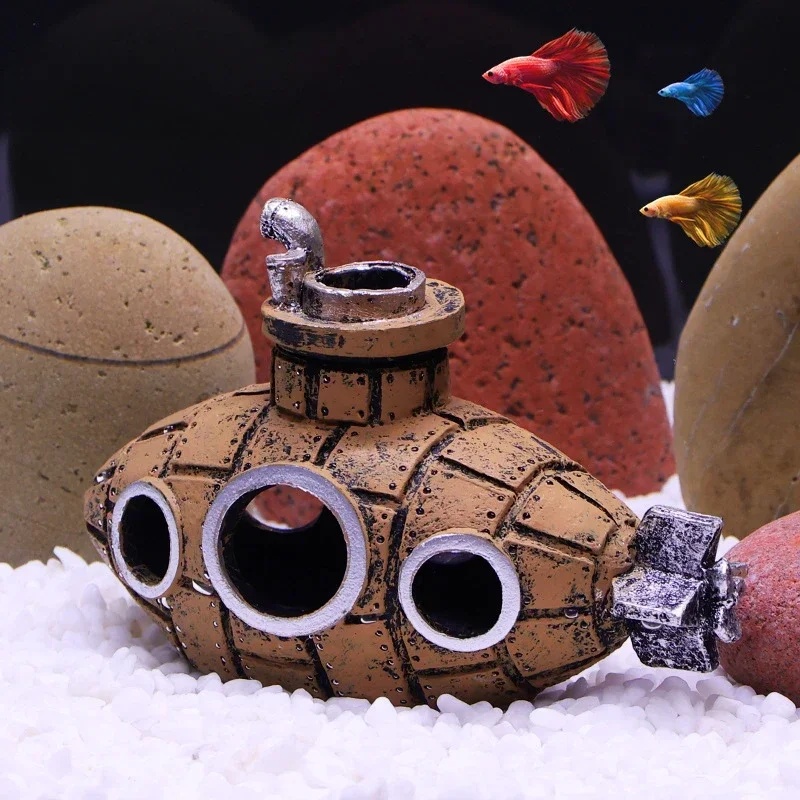 Harz-U-Boot-Ornamente für Aqua – Aquarium Fish Hiding Places Bewertung und Preis