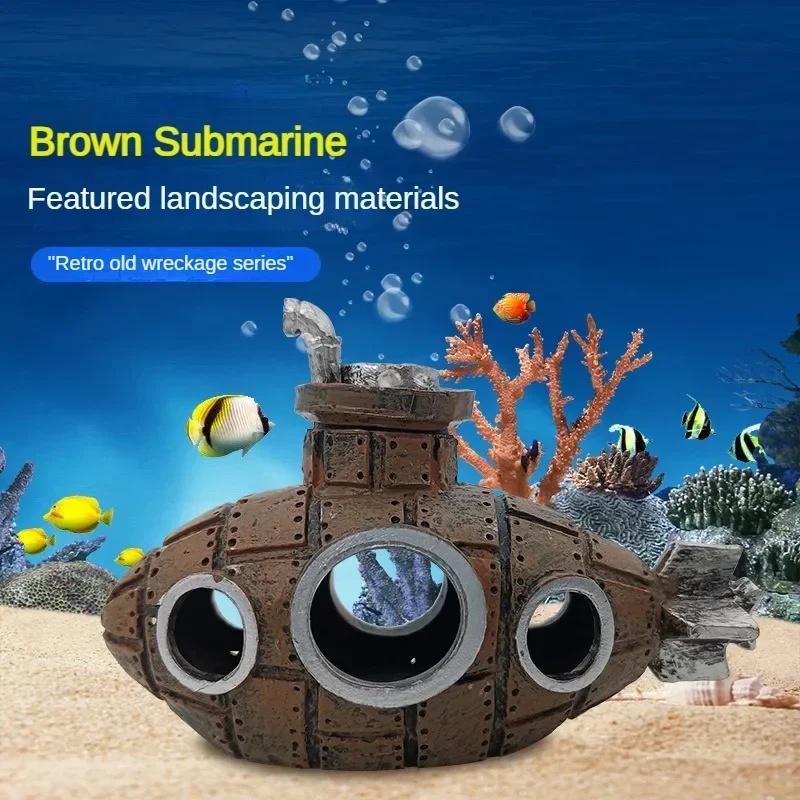 Harz-U-Boot-Ornamente für Aqua – Aquarium Fish Hiding Places Bewertung und Preis