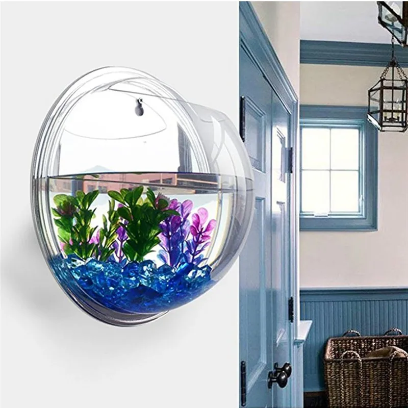 Transparent acryl hängen wand  – Aquarium Fish In Bowl Bewertung und Preis