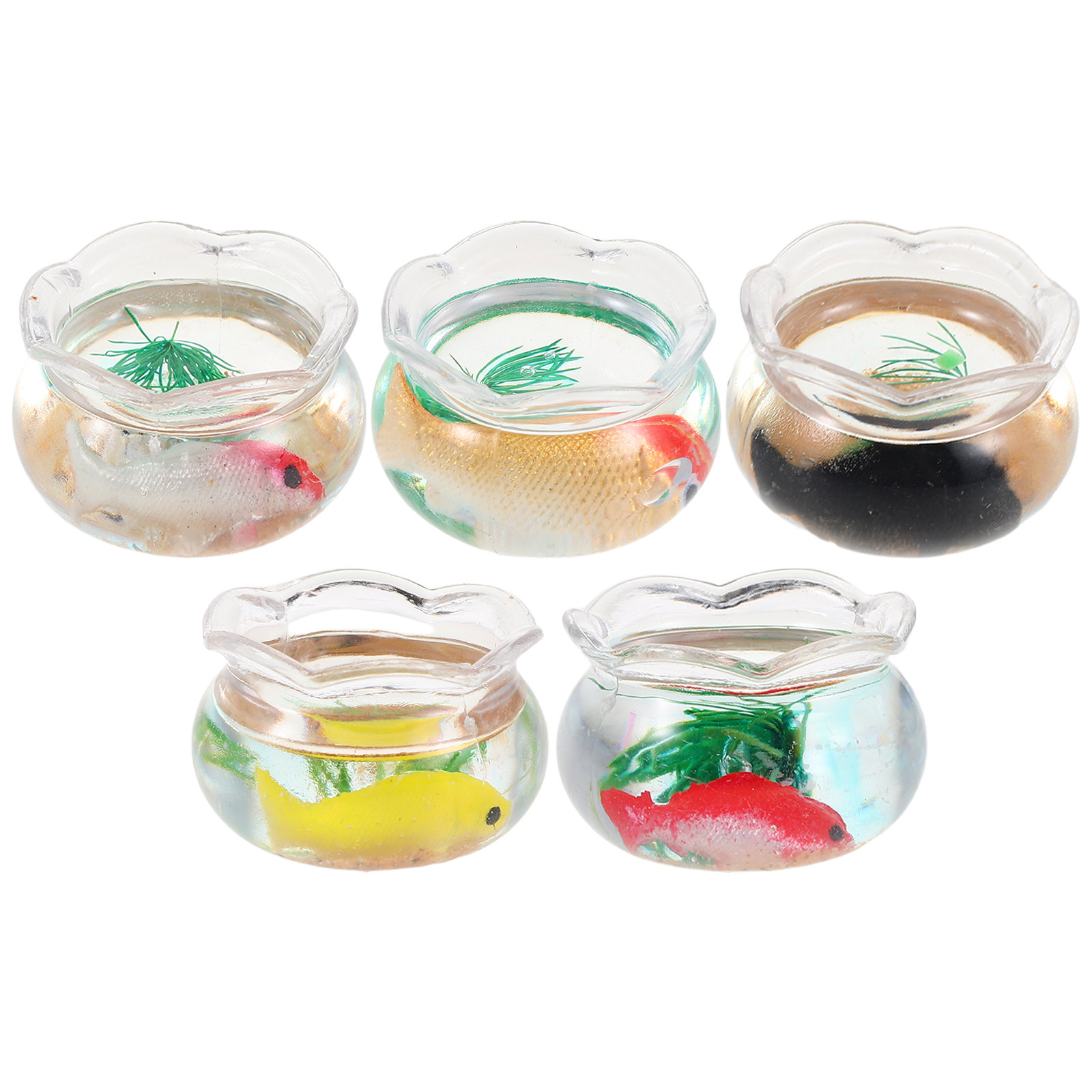 5 Stück Miniatur-Fischbecken,  – Fish Toy In Aquarium Bewertung und Preis